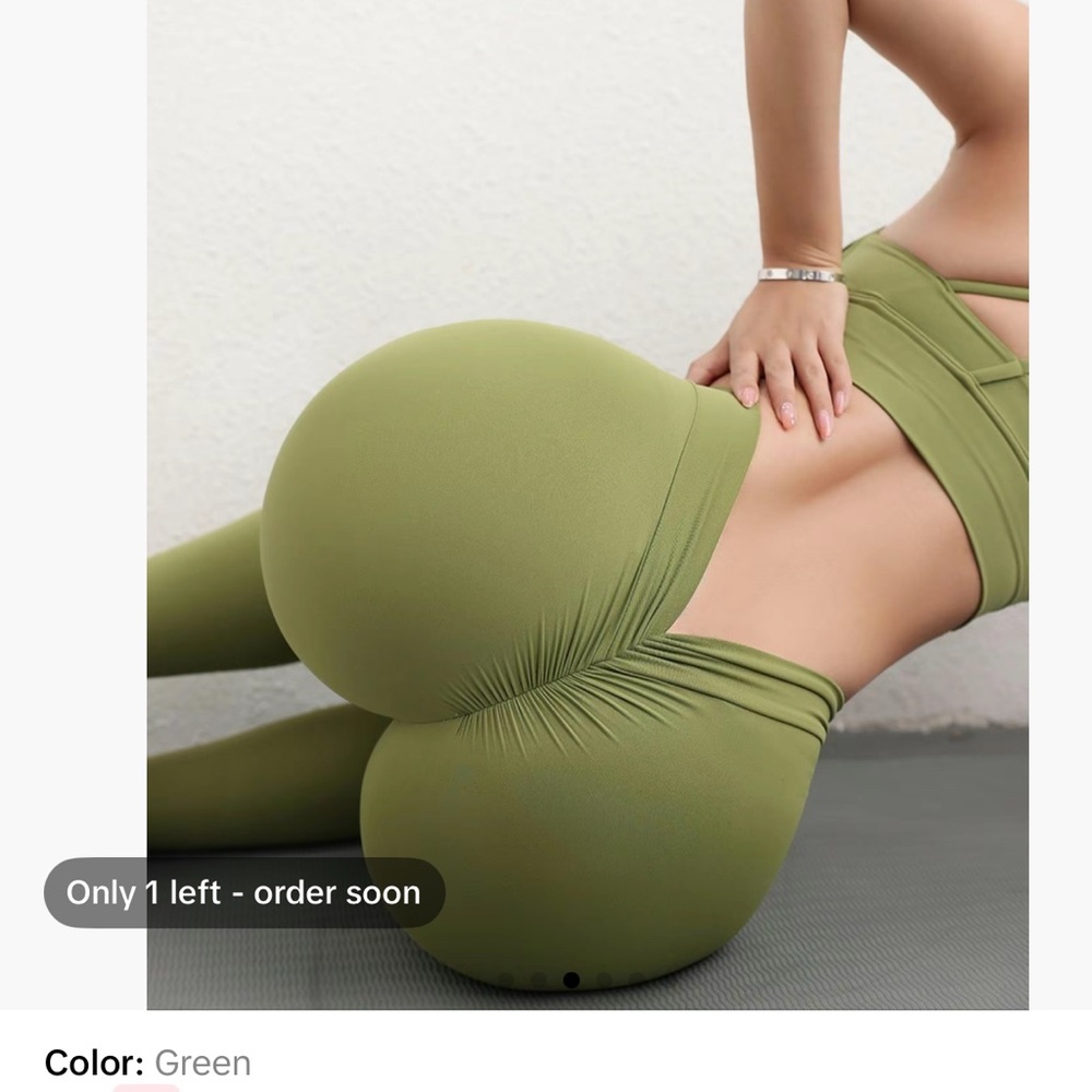 Green High-Waisted Leggings